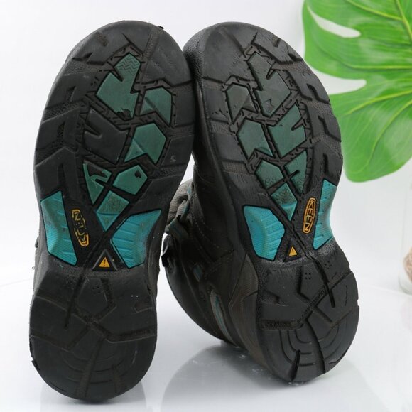 Keen Womens Detroit XT Work Boot Size 7 Gray Leather Waterproof Utility SteelToe - Picture 10 of 12